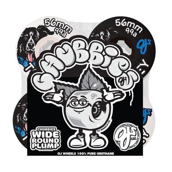OJ Townley Pup Chubbies White/Black (99a/56mm)