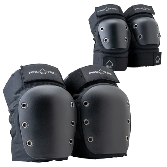 Pro-Tec Street Knee/Elbow Pad Set (Black)