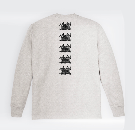 Genesis Rorshach Script Thermal Sweatshirt (Grey)